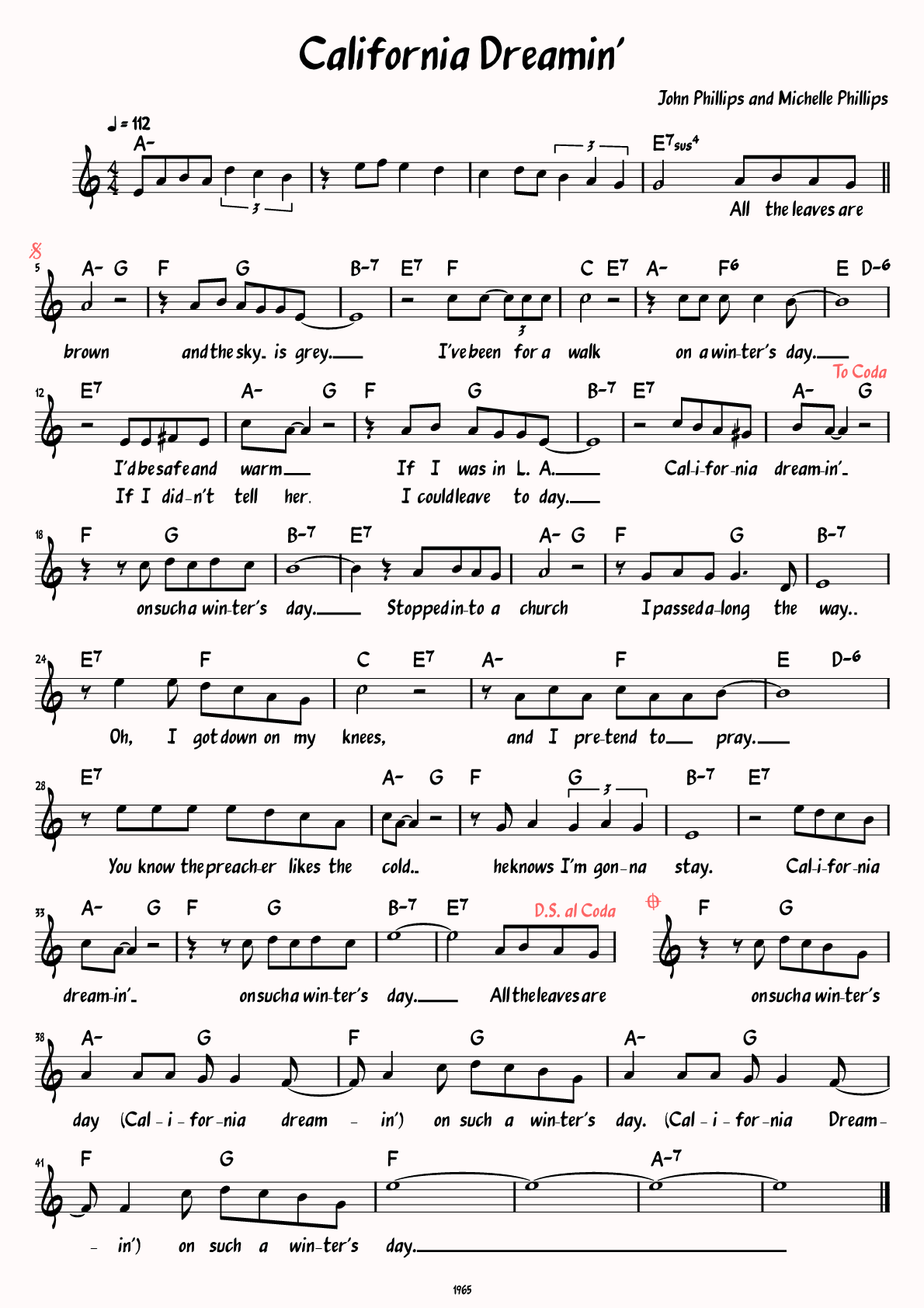 Sheet Music